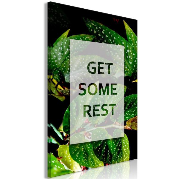 Canvas Print - Get Some Rest (1 Part) Vertical