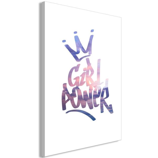 Canvas Print - Girl Power (1 Part) Vertical