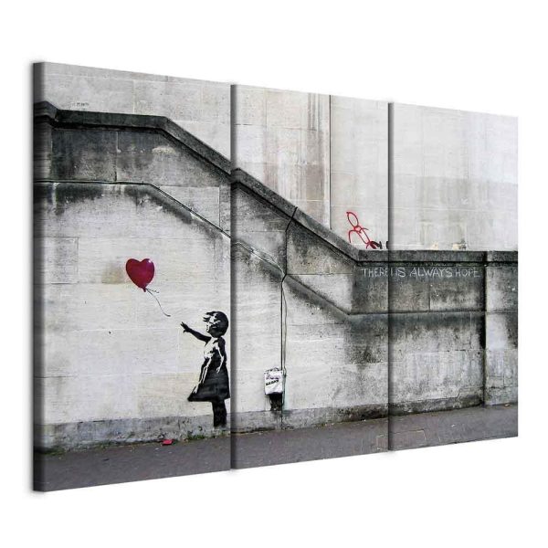 Canvas Print - Girl With a Balloon by Banksy