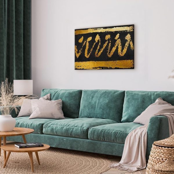 Canvas Print - Gold Seal (1 Part) Wide