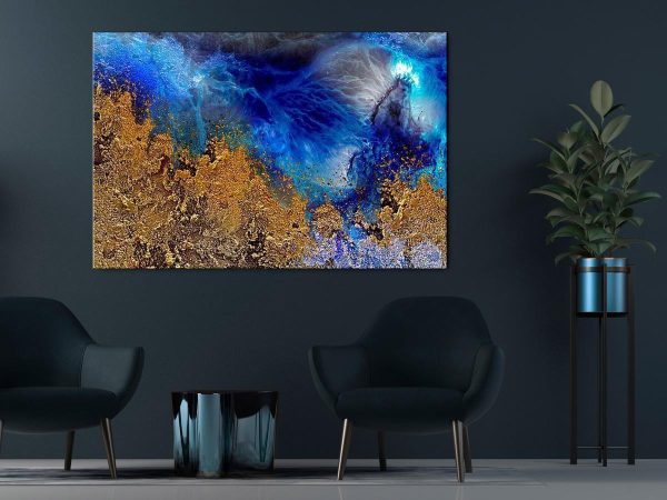 Canvas Print - Gold of the Ocean (1 Part) Wide