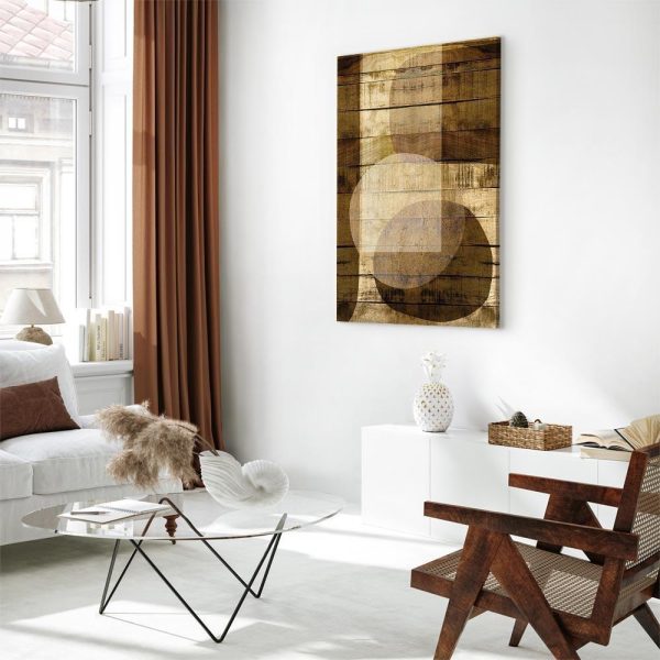 Canvas Print - Golden Chocolate (1 Part) Vertical