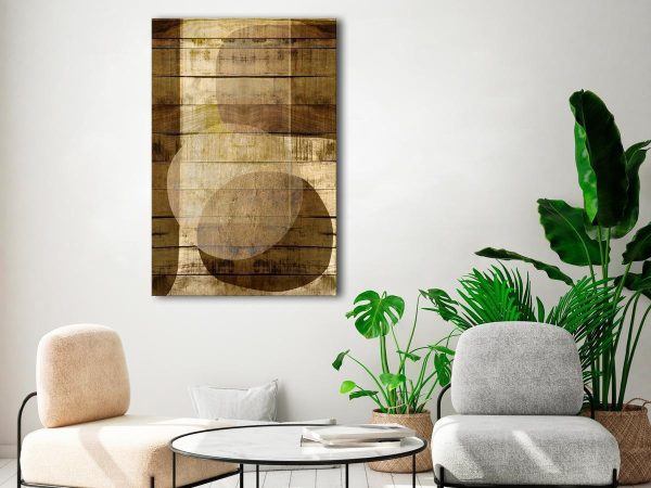Canvas Print - Golden Chocolate (1 Part) Vertical