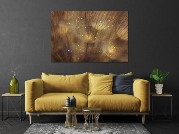 Canvas Print - Golden Dandelions (1 Part) Wide - Image 2