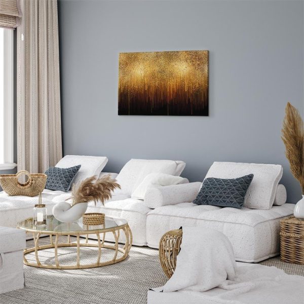 Canvas Print - Golden Expansion (1 Part) Wide - Image 3
