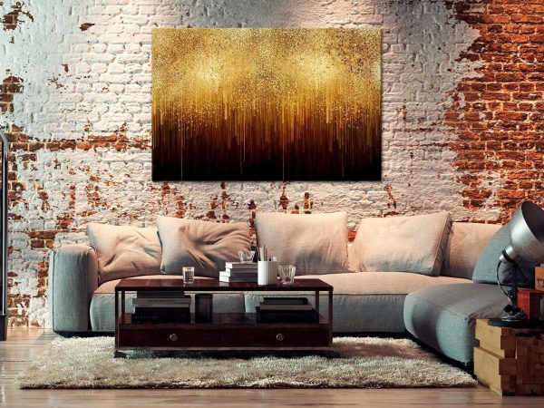 Canvas Print - Golden Expansion (1 Part) Wide - Image 2