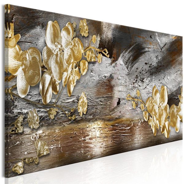 Canvas Print - Golden Garden (1 Part) Narrow