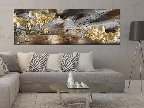 Canvas Print - Golden Garden (1 Part) Narrow