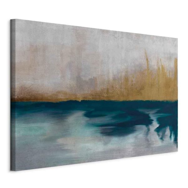 Canvas Print - Golden Grasses (1 Part) Wide