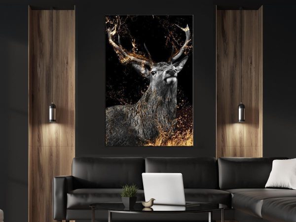 Canvas Print - Golden Horn (1 Part) Vertical