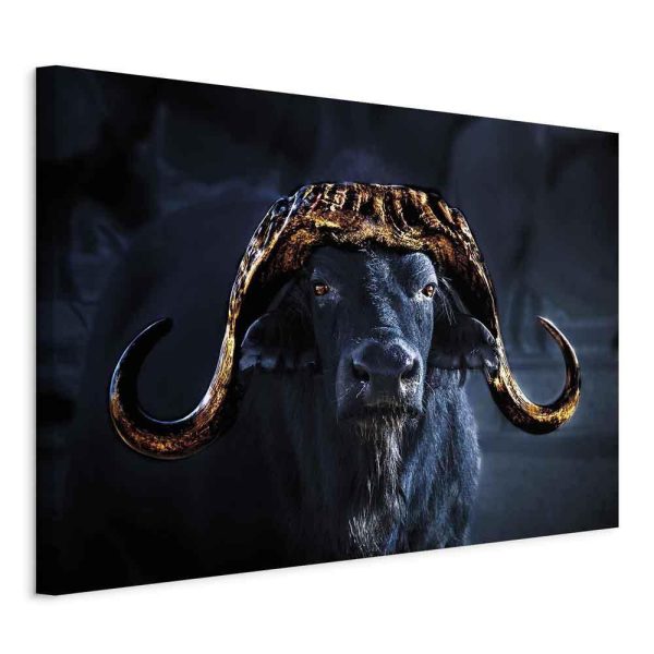 Canvas Print - Golden Horns (1 Part) Wide