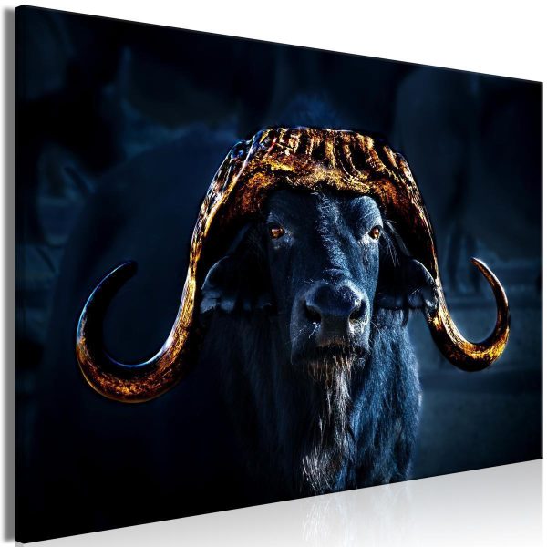 Canvas Print - Golden Horns (1 Part) Wide