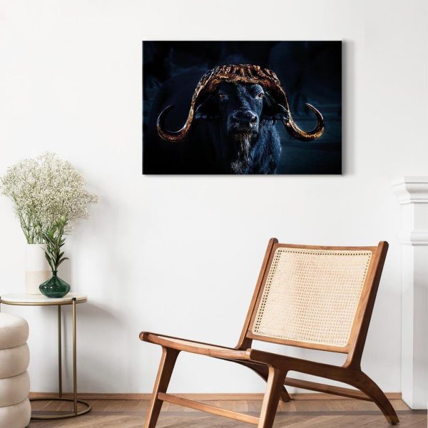 Canvas Print - Golden Horns (1 Part) Wide
