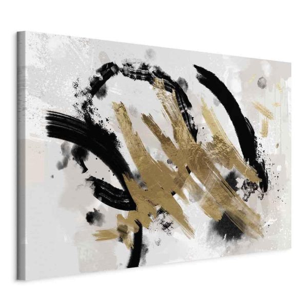 Canvas Print - Golden Impression (1 Part) Wide