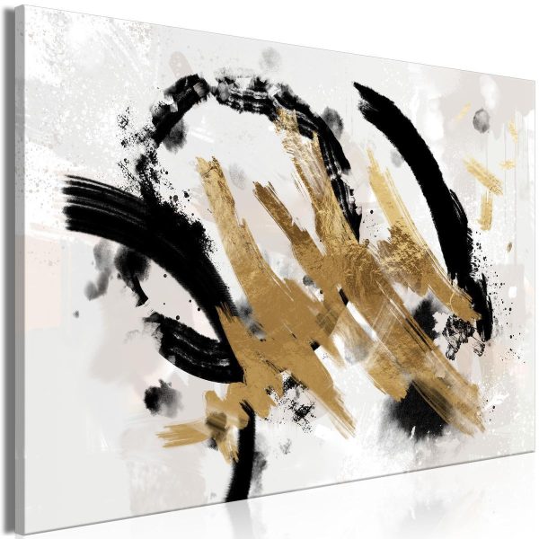 Canvas Print - Golden Impression (1 Part) Wide