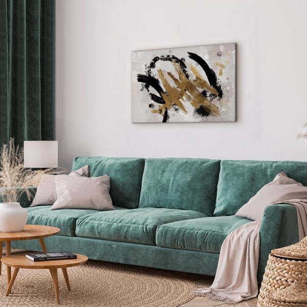 Canvas Print - Golden Impression (1 Part) Wide