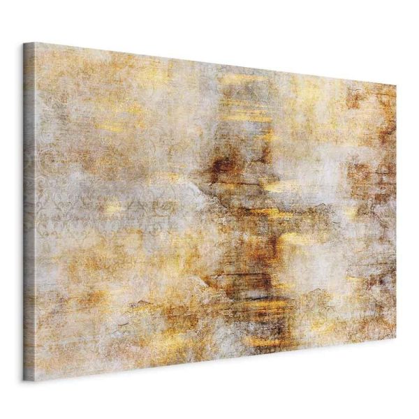 Canvas Print - Golden Lightning (1 Part) Wide