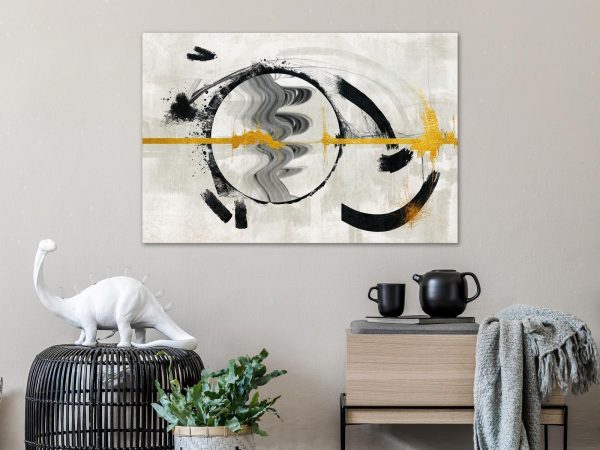 Canvas Print - Golden Thread (1 Part) Wide - Image 4