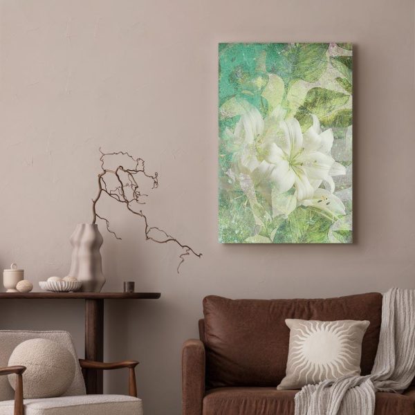 Canvas Print - Green Breath (1 Part) Vertical