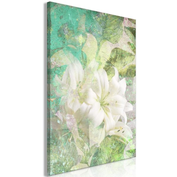 Canvas Print - Green Breath (1 Part) Vertical