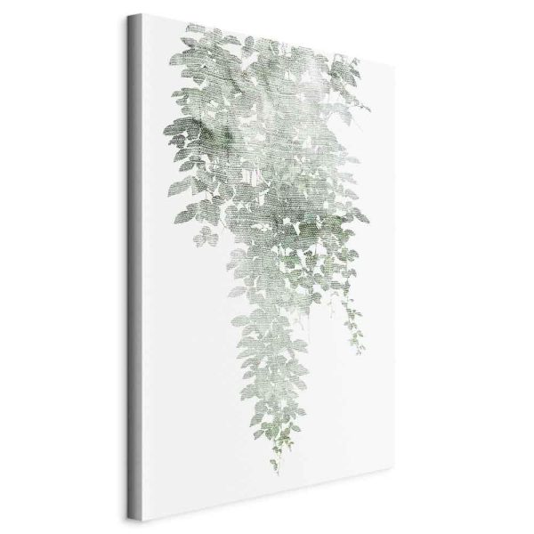 Canvas Print - Green Cascade (1 Part) Vertical