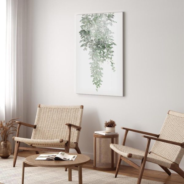 Canvas Print - Green Cascade (1 Part) Vertical