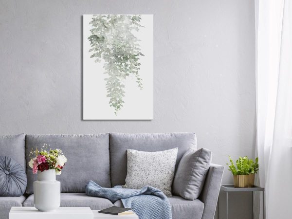 Canvas Print - Green Cascade (1 Part) Vertical