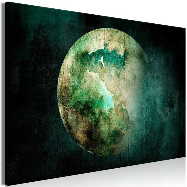Canvas Print - Green Pangea (1 Part) Wide