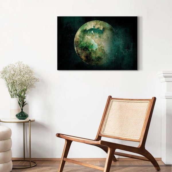 Canvas Print - Green Pangea (1 Part) Wide