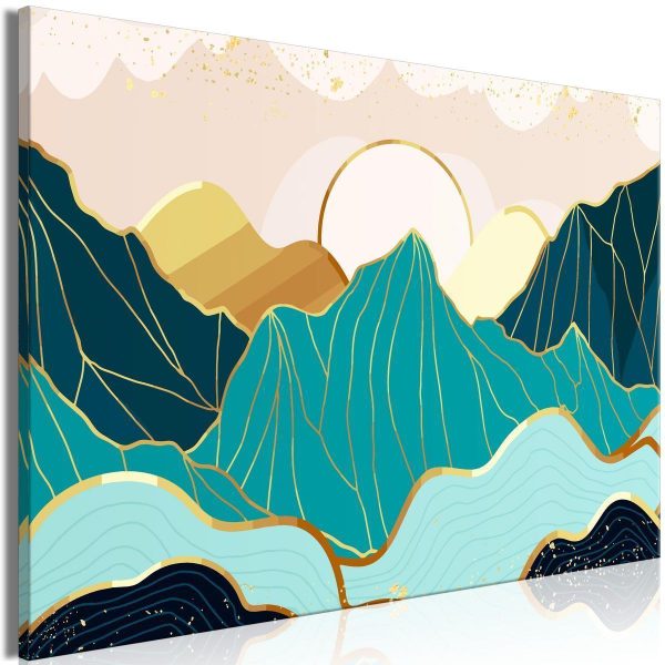 Canvas Print - Green Pastures (1 Part) Wide