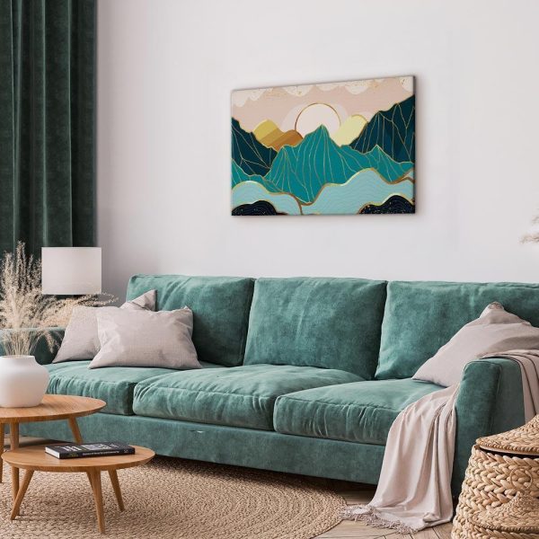 Canvas Print - Green Pastures (1 Part) Wide