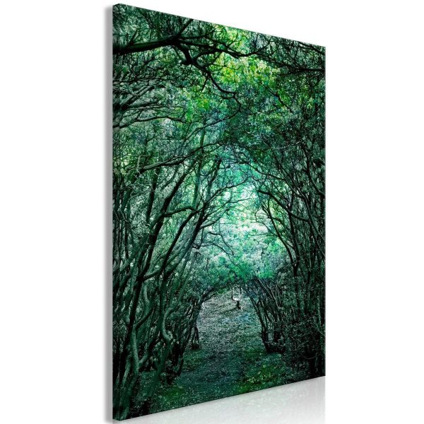 Canvas Print - Green Pergola (1 Part) Vertical