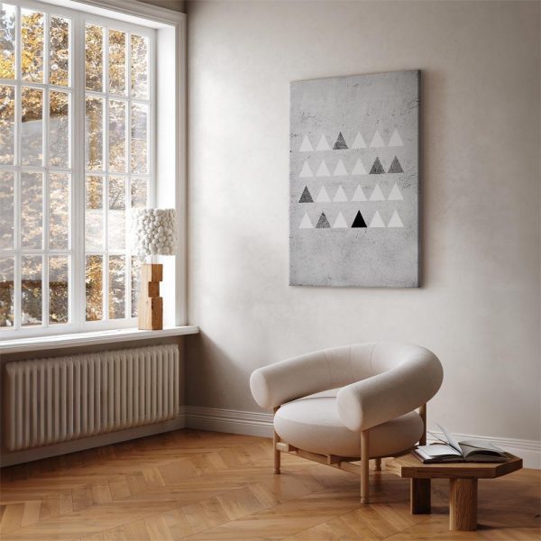 Canvas Print - Grey Forest (1 Part) Vertical