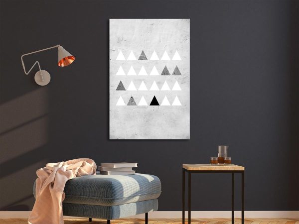 Canvas Print - Grey Forest (1 Part) Vertical