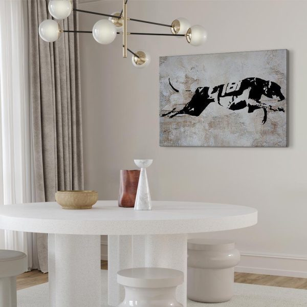 Canvas Print - Greyhound Race (1 Part) Wide