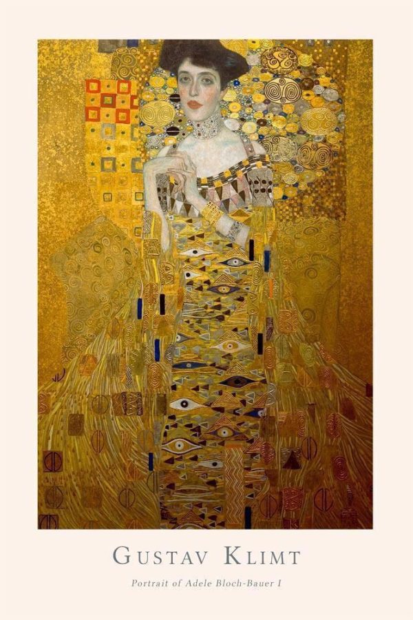 Canvas Print - Gustav Klimt - Portrait of Adele Bloch (1 Part) Vertical