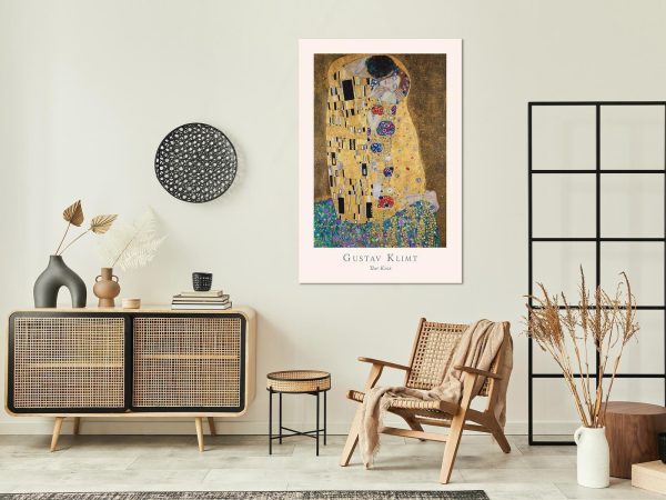 Canvas Print - Gustav Klimt - The Kiss (1 Part) Vertical - Image 4
