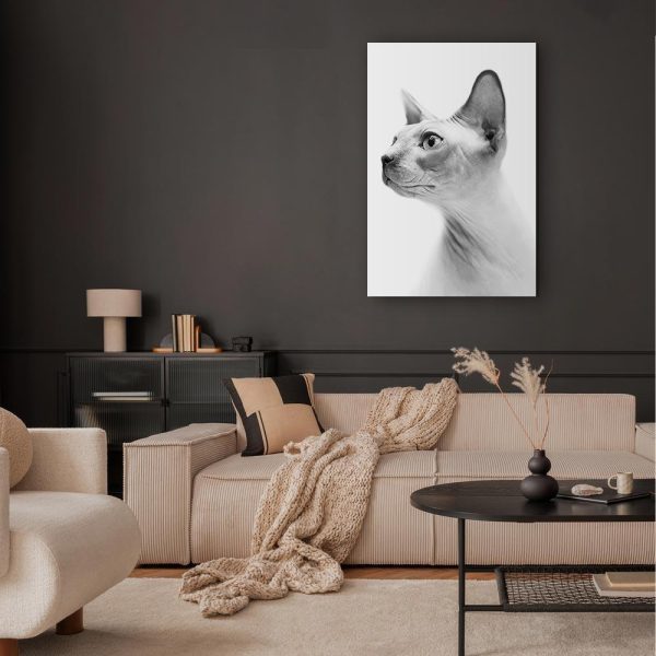 Canvas Print - Hairless Cat (1 Part) Vertical - Image 3