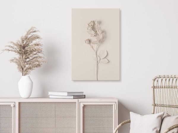 Canvas Print - Harmonious Rose (1 Part) Vertical - Image 2