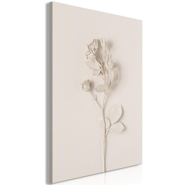 Canvas Print - Harmonious Rose (1 Part) Vertical
