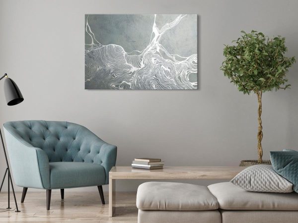 Canvas Print - Harmony of Lines (1 Part) Wide