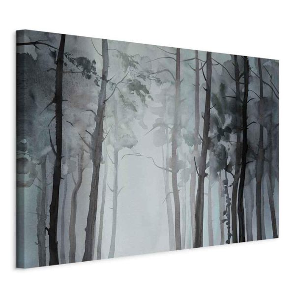Canvas Print - Hazy Forest (1 Part) Wide