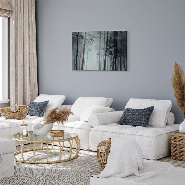 Canvas Print - Hazy Forest (1 Part) Wide