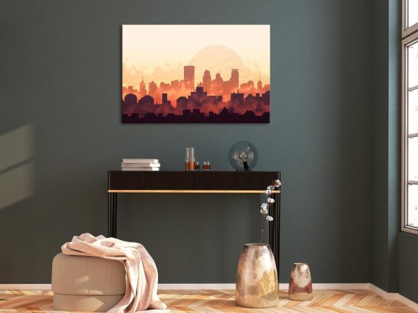 Canvas Print - Heat of the City (1 Part) Wide - Image 2