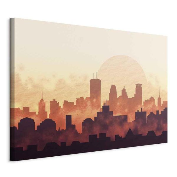 Canvas Print - Heat of the City (1 Part) Wide