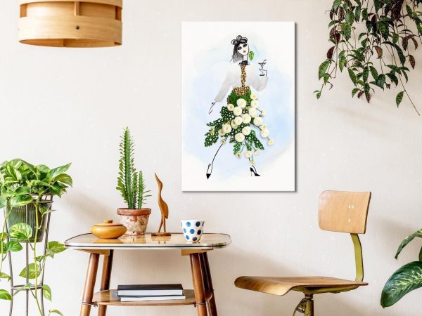 Canvas Print - Herbal Girl (1 Part) Vertical - Image 2