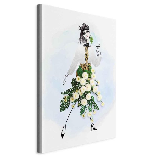 Canvas Print - Herbal Girl (1 Part) Vertical