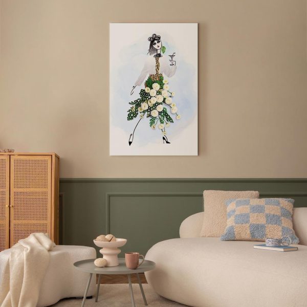 Canvas Print - Herbal Girl (1 Part) Vertical