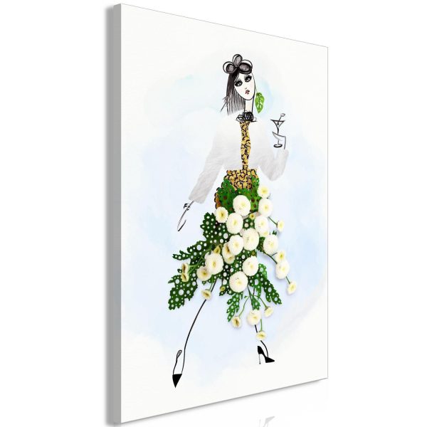 Canvas Print - Herbal Girl (1 Part) Vertical