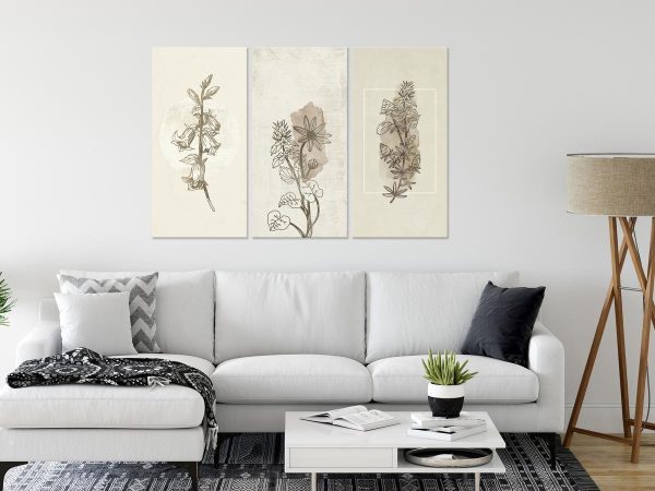 Canvas Print - Herbarium (3 Parts)